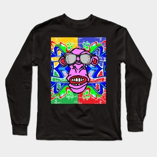 Punk,Gorilla,Graffiti,Rebel Long Sleeve T-Shirt